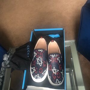 Authentic Gucci slip-ons size 9